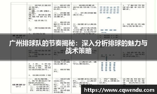 广州排球队的节奏揭秘：深入分析排球的魅力与战术策略